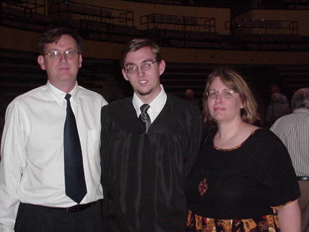 Bill's graduation in 2001