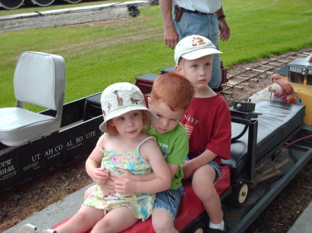 Hannah, Christopher and their friend Christopher