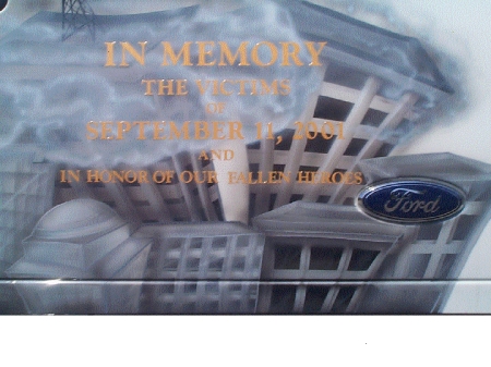 9-11-2001 My Ford Tail Gate