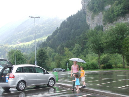 Raining in the Alps