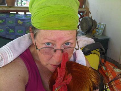 Me & Abbott the Rooster