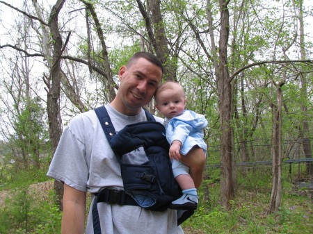 My Hubby, Chris, and Jace- April 2007