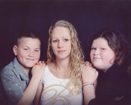 Me and 2 of my children- Christopher 11 yrs. & Angelica 12 yrs.