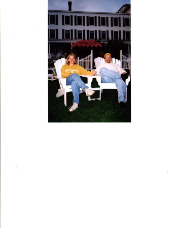 Michelle and I at Mackinac Island