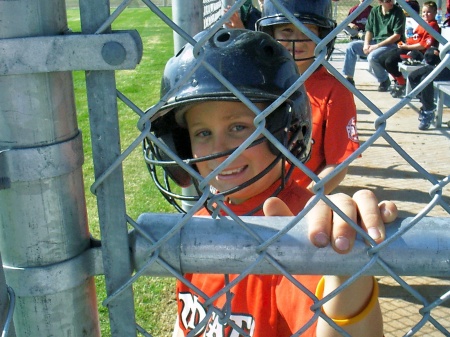 My youngest Travis, the baseball stud.