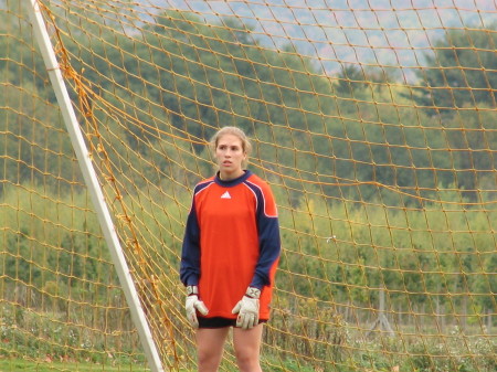 My daughter Maggie at her JV soccer game