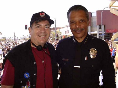 With L.A. Police Chief now Councilman Parks.