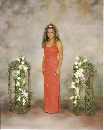 Lyndsey 8th grade homecoming attendant