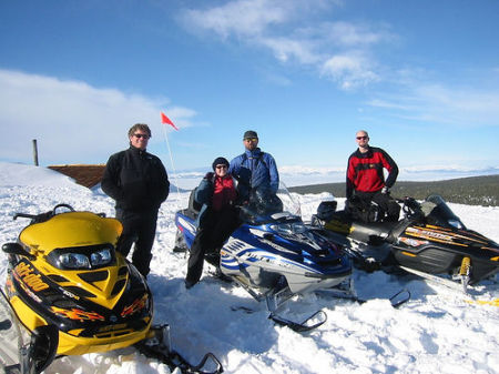 me and friends on mt. baldy