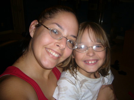 My daughter and myself Aug.  2007