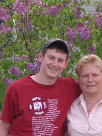 my son ray and me mother's day 2008