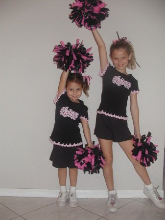 Mommy's Little Cheerleaders!