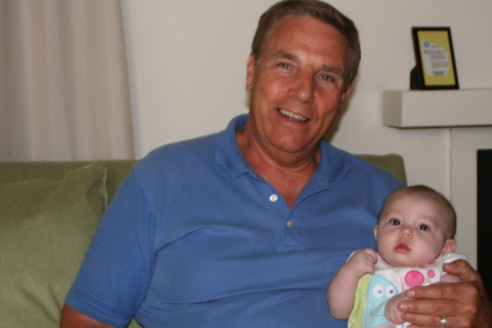 Me and my most recent granddaughter, Claire Marie in July 2007