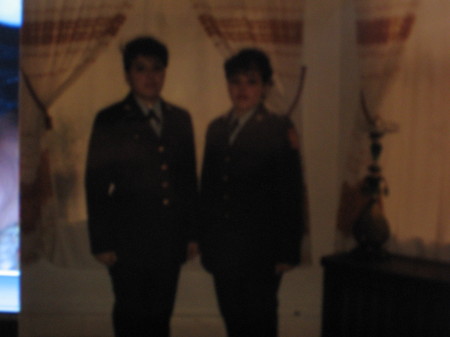 me and my sister....ROTC