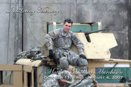 Matt Murchison in Iraq