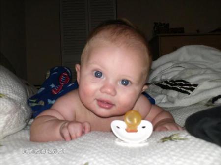 My 5 month old grandson Landon