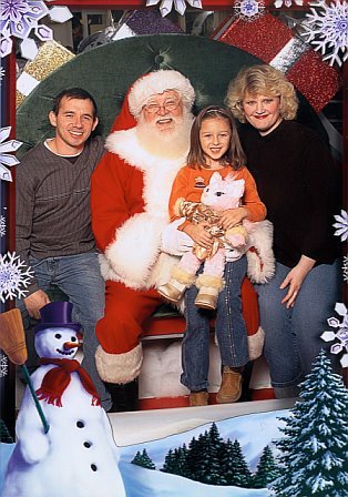 Christmas 2007 with Santa Claus