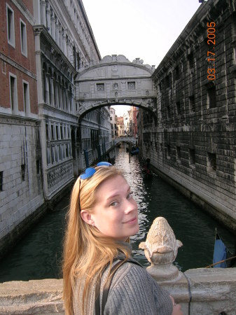 Heather in Venice