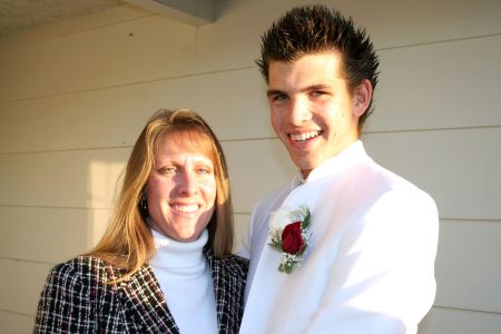 me and my son, CJ (at his VPHS Winter Formal)