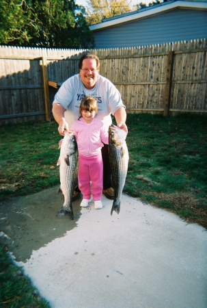 dad &jill&striped bass