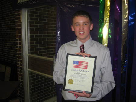 Aaron's Citizenship Award