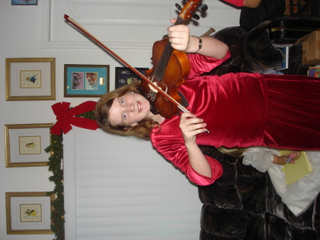 Nicole Playing Violin