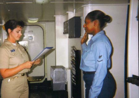 My 1st reenlistment in the Navy