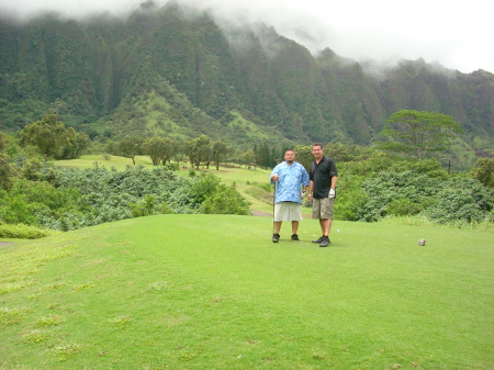Golfing in Hawaii
