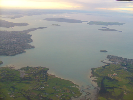 Auckland from the air