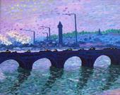 homage au monet, waterloo bridge