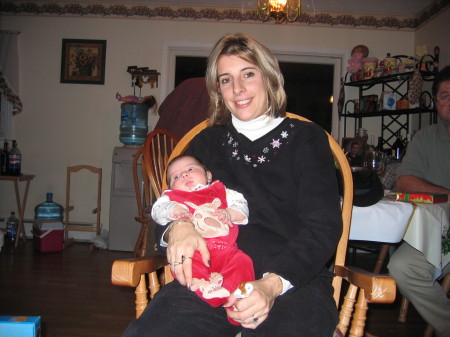 Mom and Tanner 1st Xmas 2005