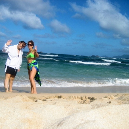 Mom and daughter in Hawaii