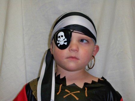 4 year old pirate