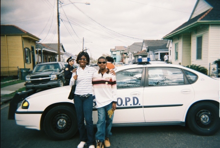 This is a picture of my son and I at the Nomtoc parade Feb 2007