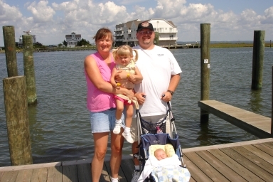 Our family at Chincoteague in 06