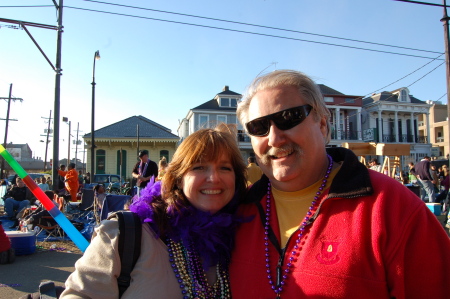 Jim and me at Mardi Gras 2007