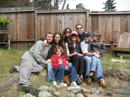 Most recent family picture with almost everybody in Mendo at Benjahs house.