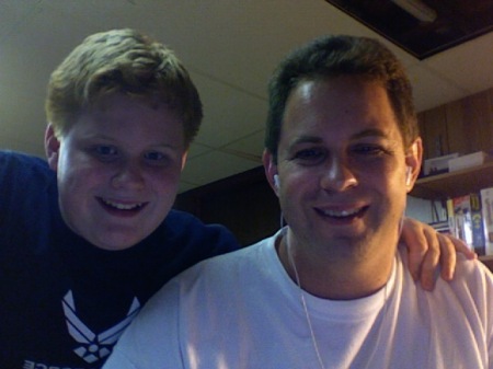 Kyle & I playing on a Mac