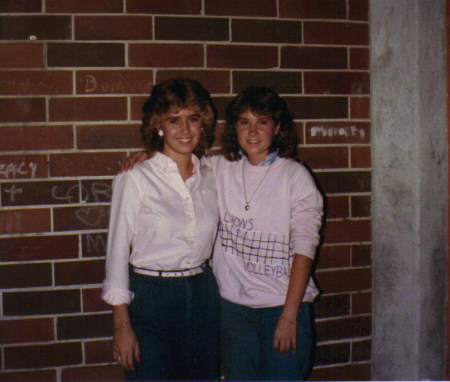 Trudy Ferguson and I - Junior year (1986)