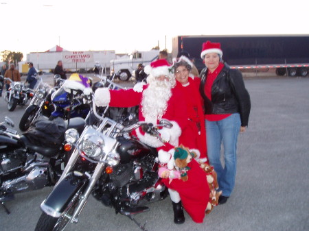 Santa On Our Harley