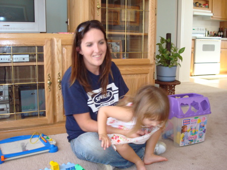 Emily (my daughter) and Melody (granddaughter)