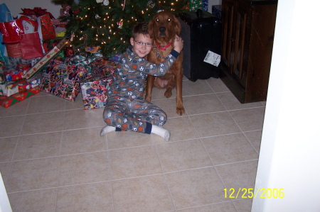 Scarlett & Cory- Xmas 2006