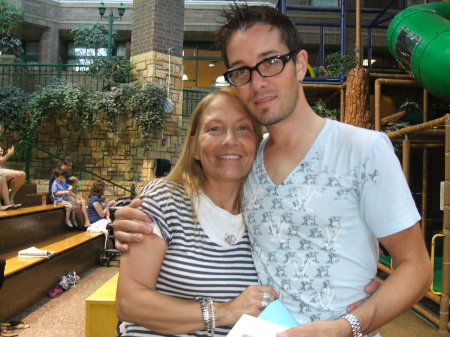 Mom & Justin 8-8-2010