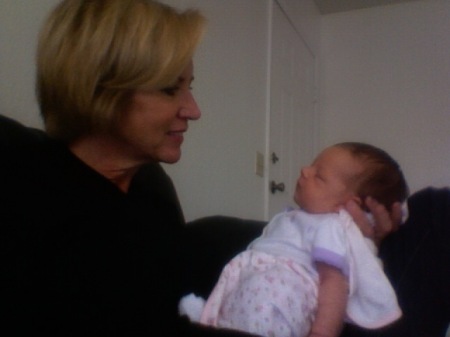 with my first grandchild Olivia