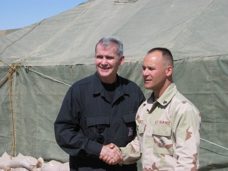 Lt Col (Ret) Oliver North / Kuwait May '03