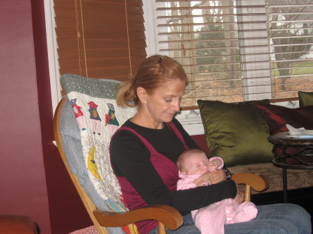 My wife Rita holding our newest g/child,Alexa