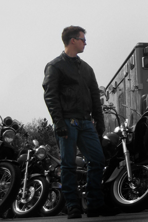 Charlie the biker