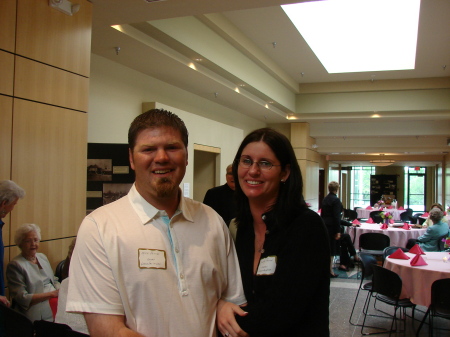 Daughter Courtney and her husband Mike.