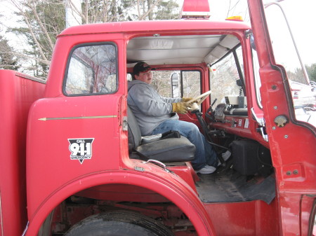 Joey and his new toy.