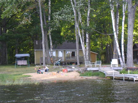 Our favorite place -- the cabin!